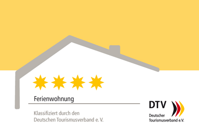 DTV-Klassifiziert: 4-Sterne-Ferienwohnung