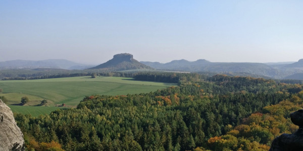 Blick auf den Lilienstein