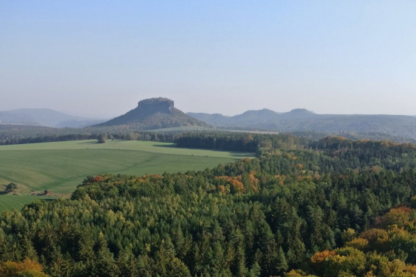 Blick auf den Lilienstein